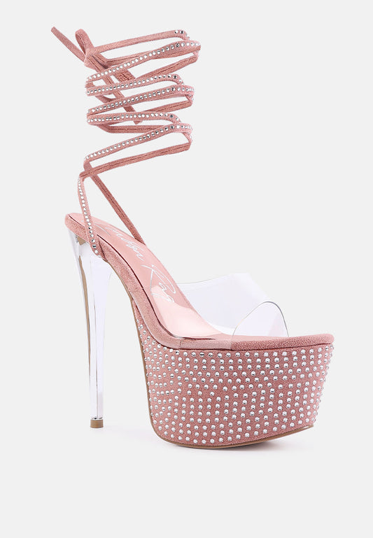Pink Platform Sandals.