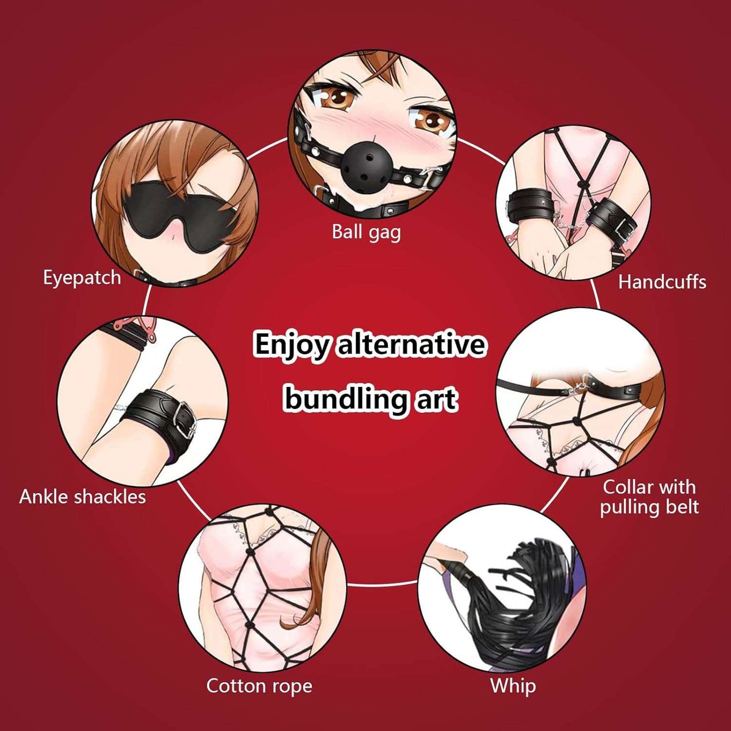Versatile BDSM Bondage Sex Kit-2