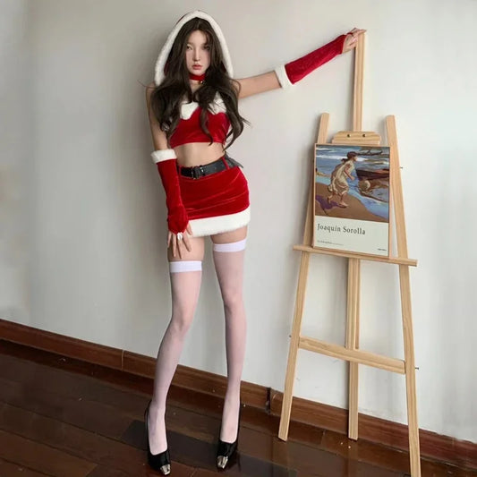 Hot Christmas Outfit Super Sexy Santa Cosplay Costumes For Women