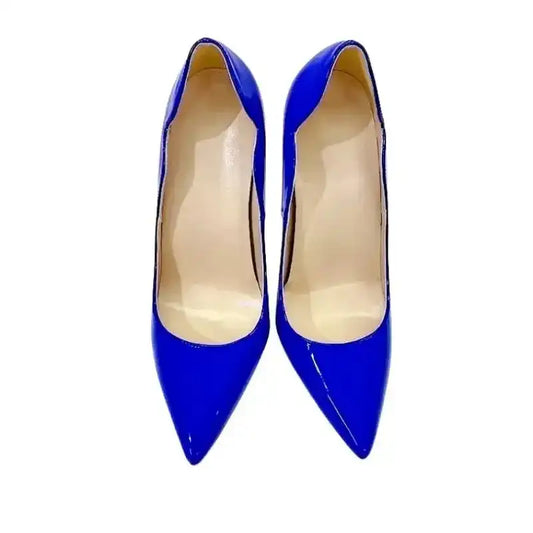 Midnight Blue Pumps Court Shoes-1