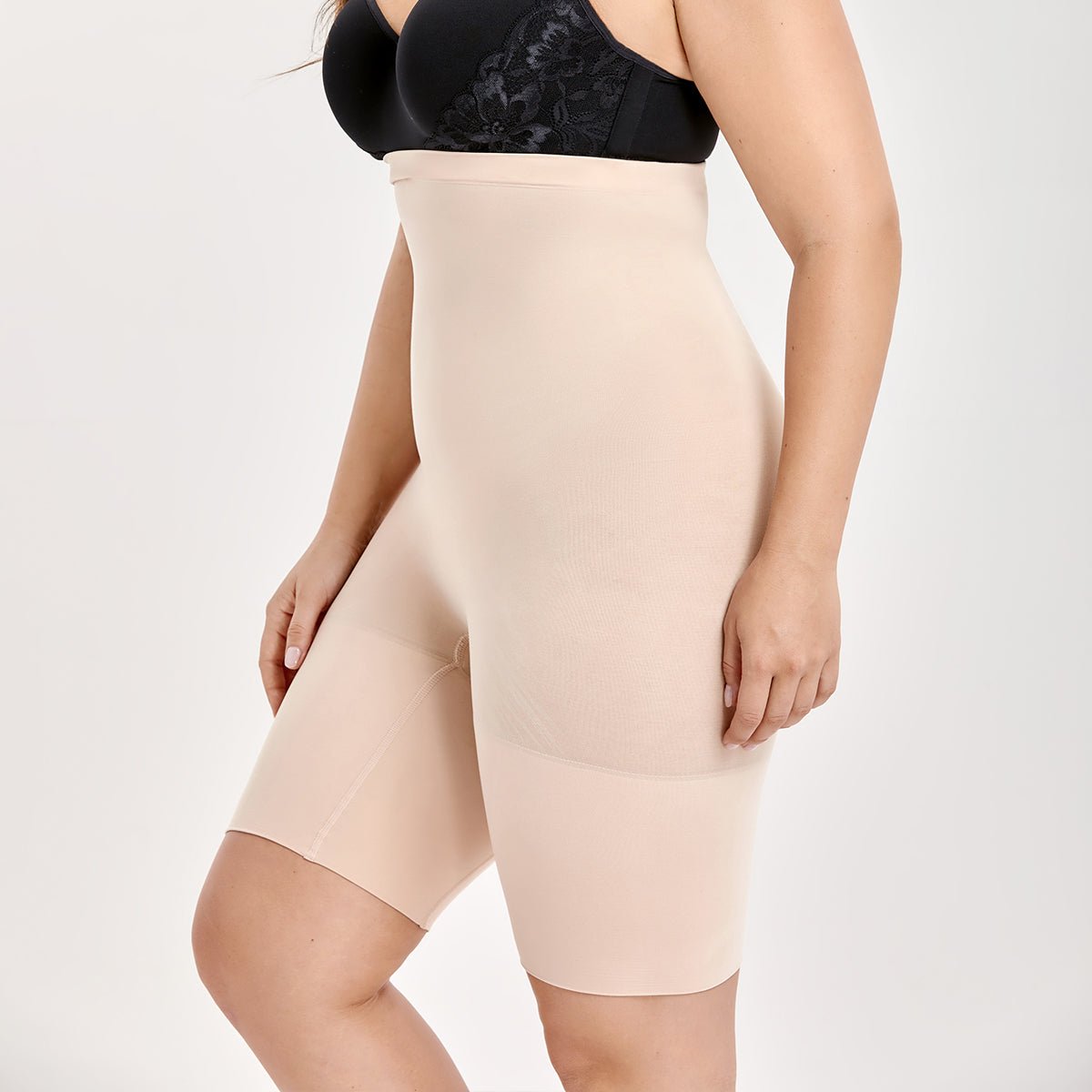 Plus Size High Waist Tummy Control Thigh Slimmer Shapewear Shorts