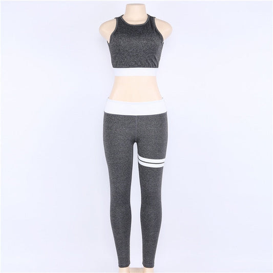 Sexy Backless Women Sportswear Female Yoga Sets Gym Wear Running Clothing