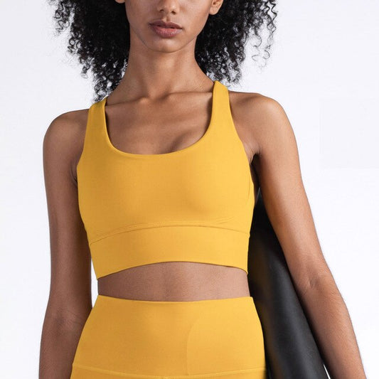 Seamless High Elastic Gym Bra For Women Sports Fitness Workout Tank Crop Top Jogging Running Energy Active Wear Gym Clothing