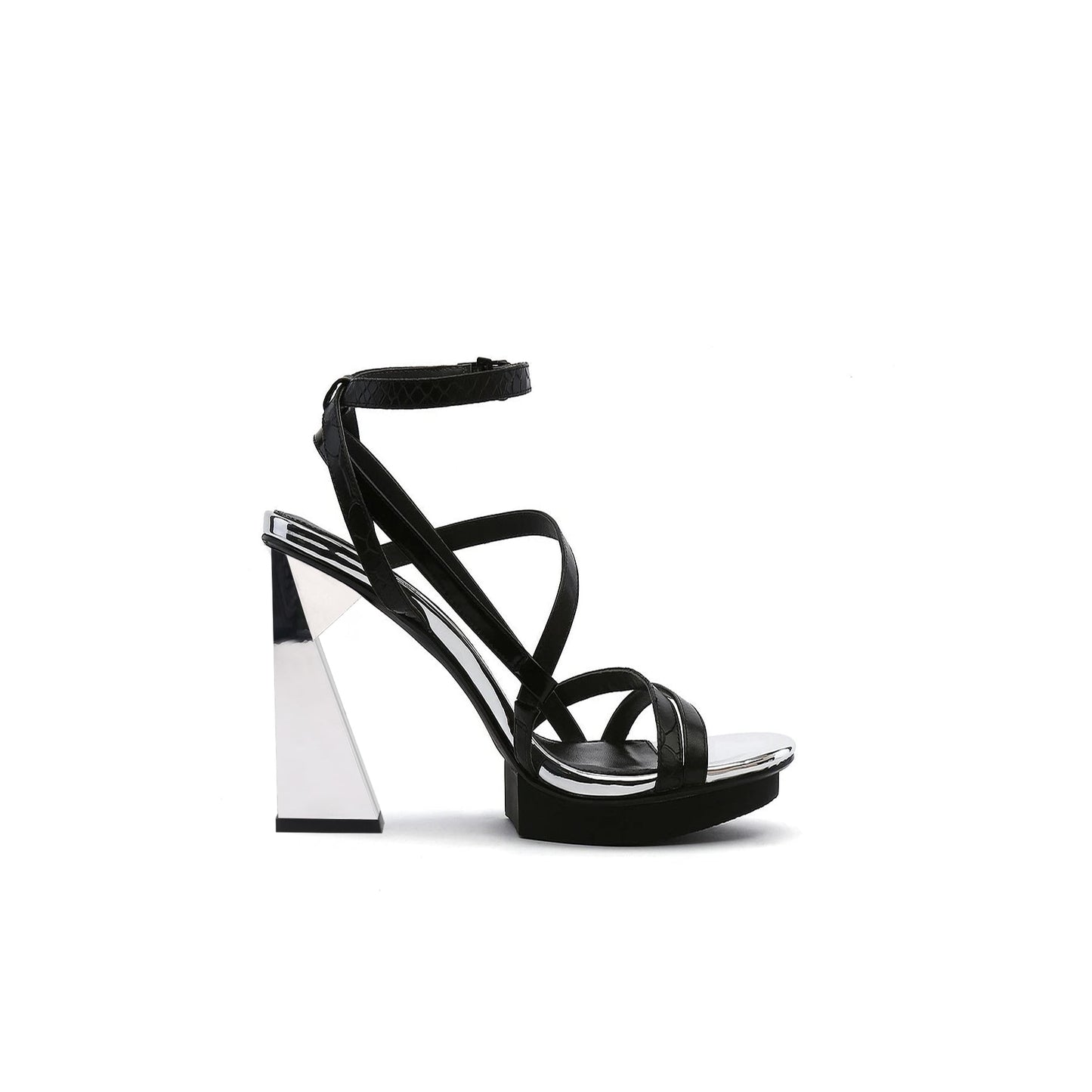 Sexy Multi-Strap Skyscaper Heels-2
