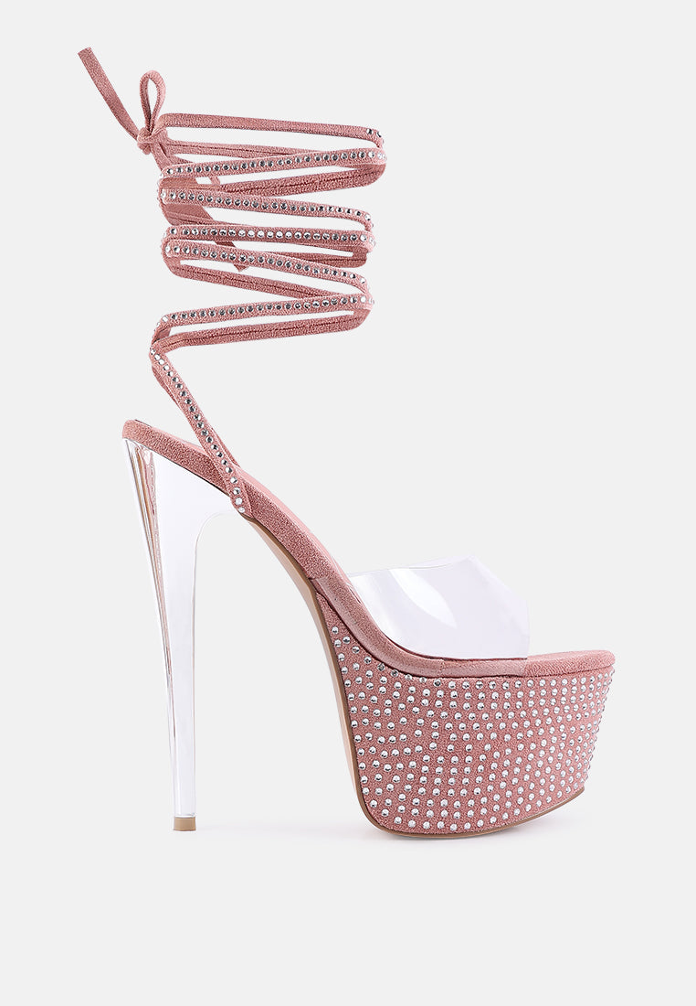 Pink Platform Sandals.