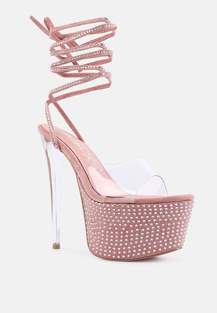 Pink Platform Sandals.