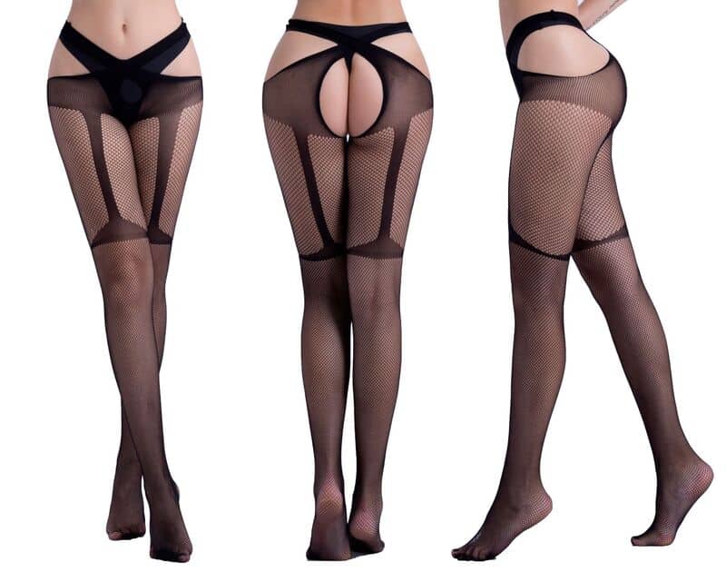 Hollow Garter Jacquard Sexy Pantyhose-22