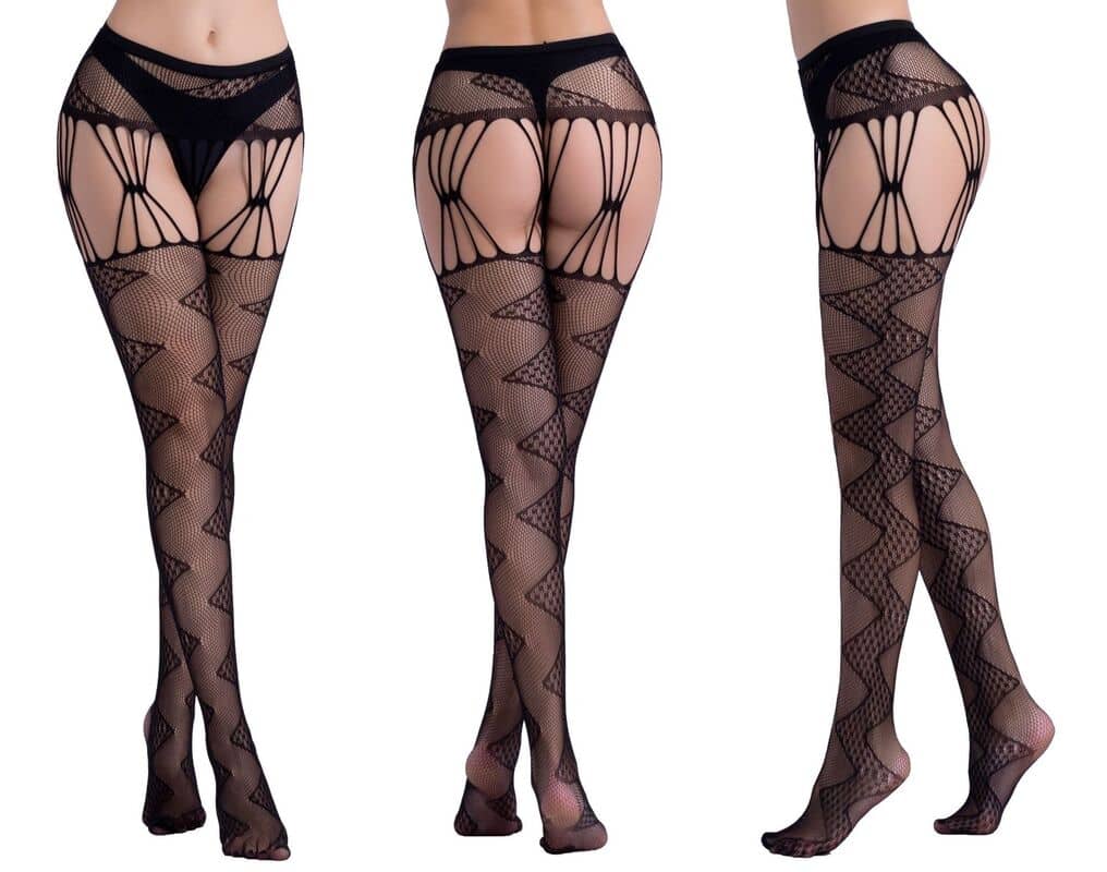 Hollow Garter Jacquard Sexy Pantyhose-30