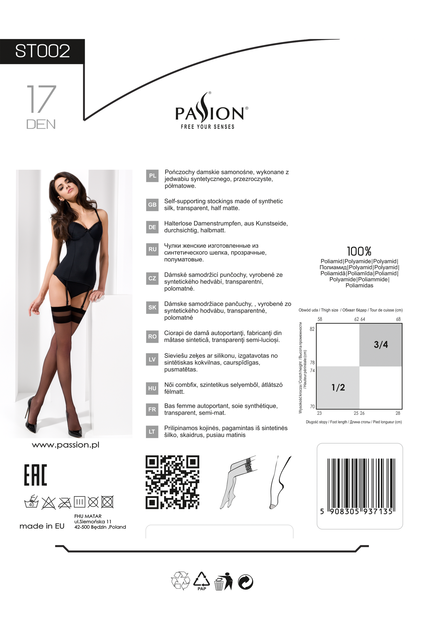 Stockings ST002 black - 5