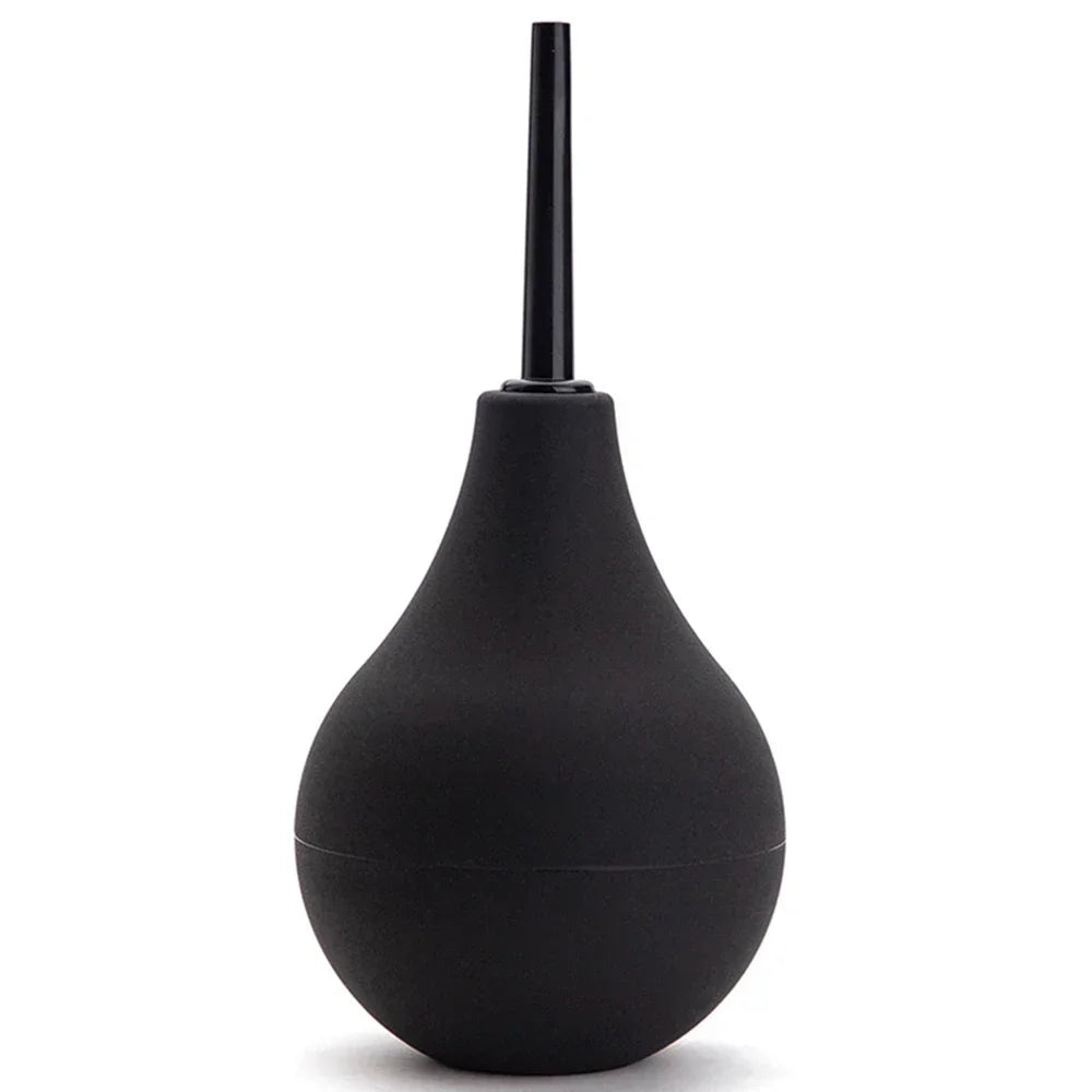 Enema Anal Douches for Men Women, Enema Bulb with Bendable Silicone Nozzles Colon Cleanse, Anti Backflow Shower Bidets Cleansing