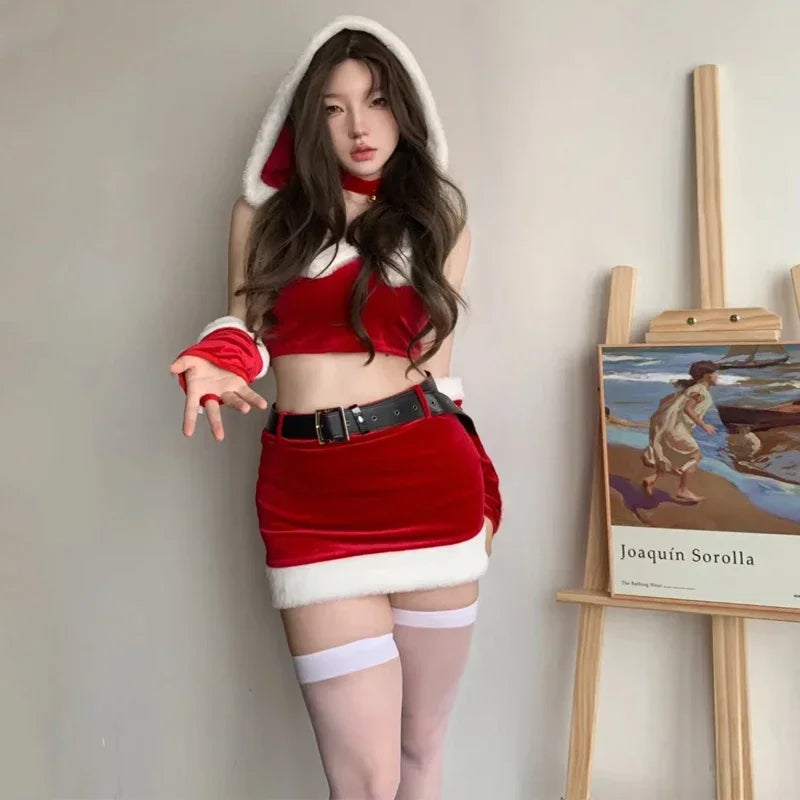 Hot Christmas Outfit Super Sexy Santa Cosplay Costumes For Women
