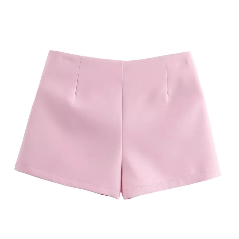 MUJER 2025 Pink White Mini Skirt Woman Fashion Bow Skort For Women