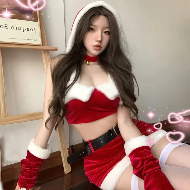 Hot Christmas Outfit Super Sexy Santa Cosplay Costumes For Women