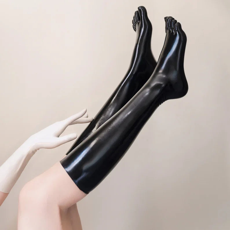 latex Long Gloves for Women, Fetish Latex Stockings, Latex Bodysuit, Sexy Lingerie - Wetlook