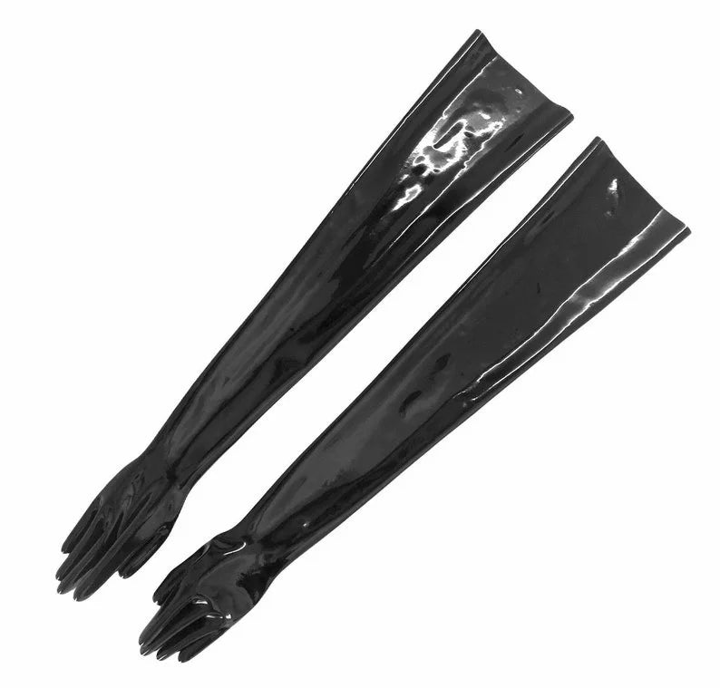 latex Long Gloves for Women, Fetish Latex Stockings, Latex Bodysuit, Sexy Lingerie - Wetlook