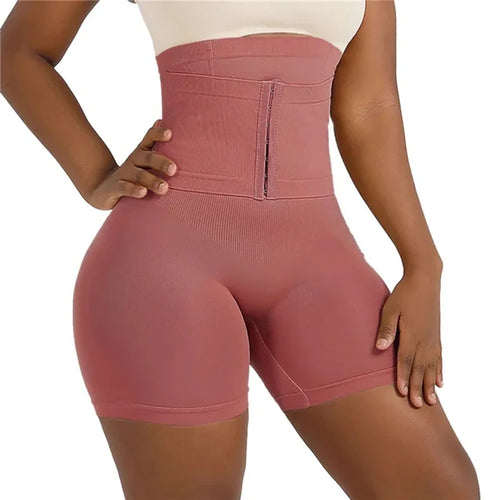 Shapewear for Women Tummy Control Body Shaper Fajas Shorts with Hook.