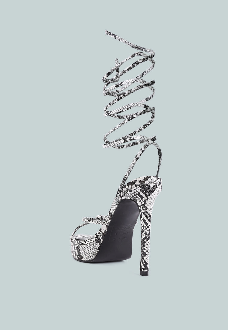 Bondage High Heel Lace Up Heels-2