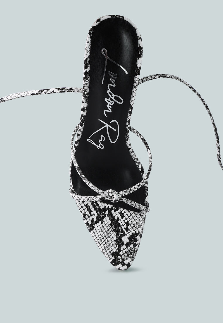Bondage High Heel Lace Up Heels-3