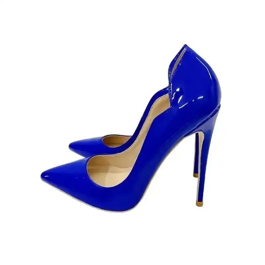 Midnight Blue Pumps Court Shoes-0
