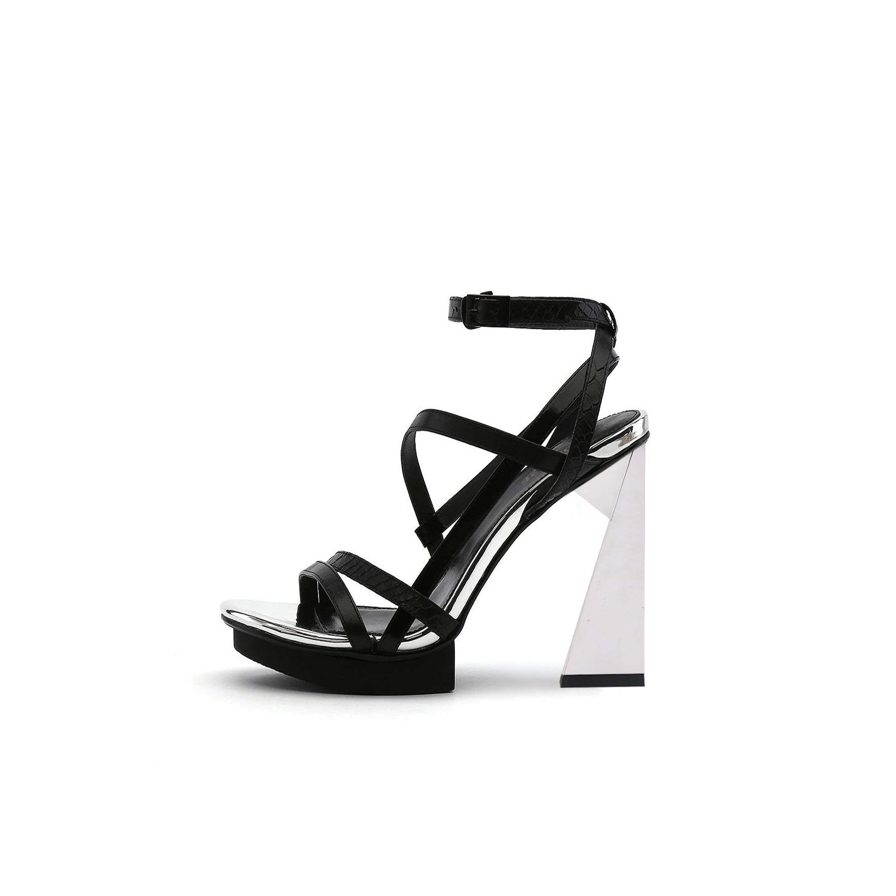 Sexy Multi-Strap Skyscaper Heels-0